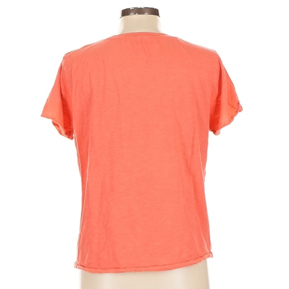 Lucky Brand Orange Pineapple Cotton T Shirt - Picture 3 of 4